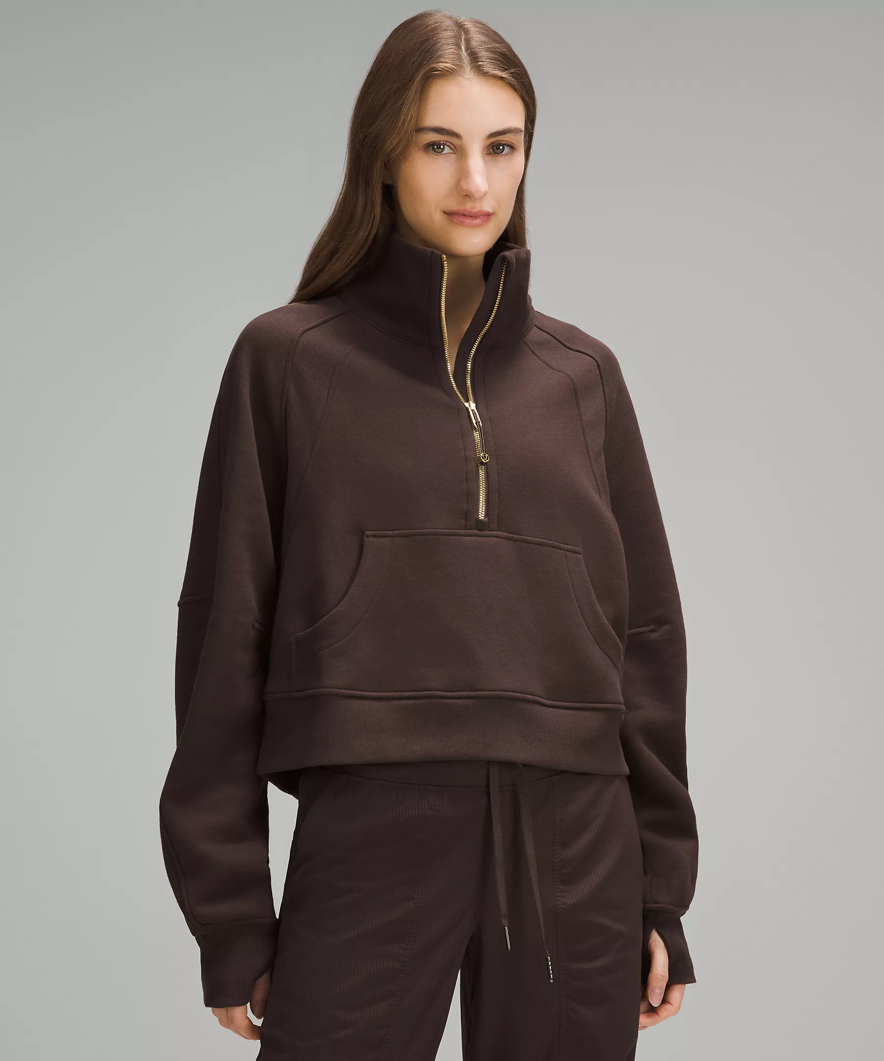 lululemon Scuba Oversized Funnel-Neck Half Zip