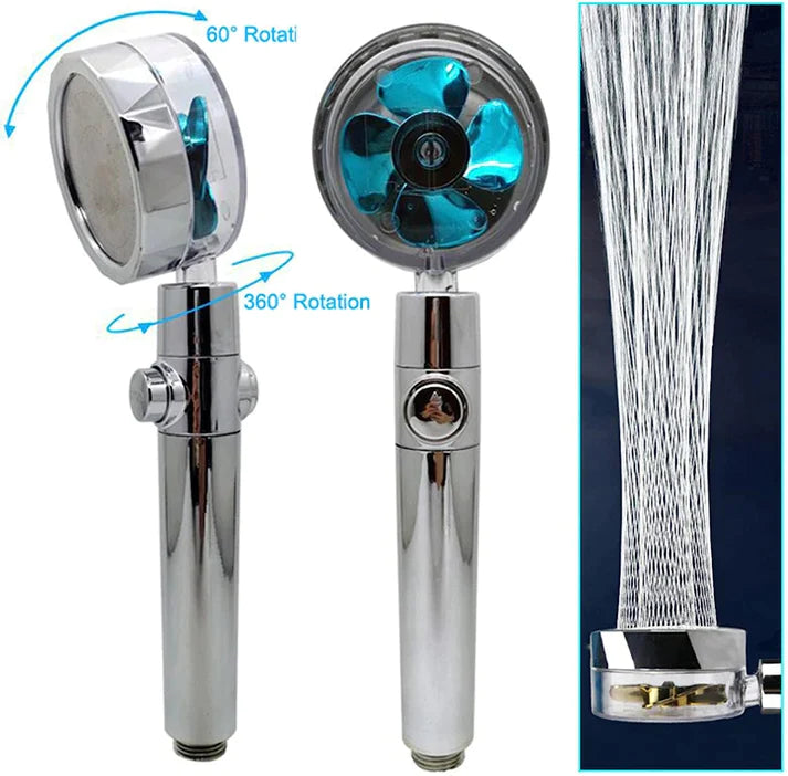 360 Degree Rotation Pressurised Filter Shower Head High Pressure