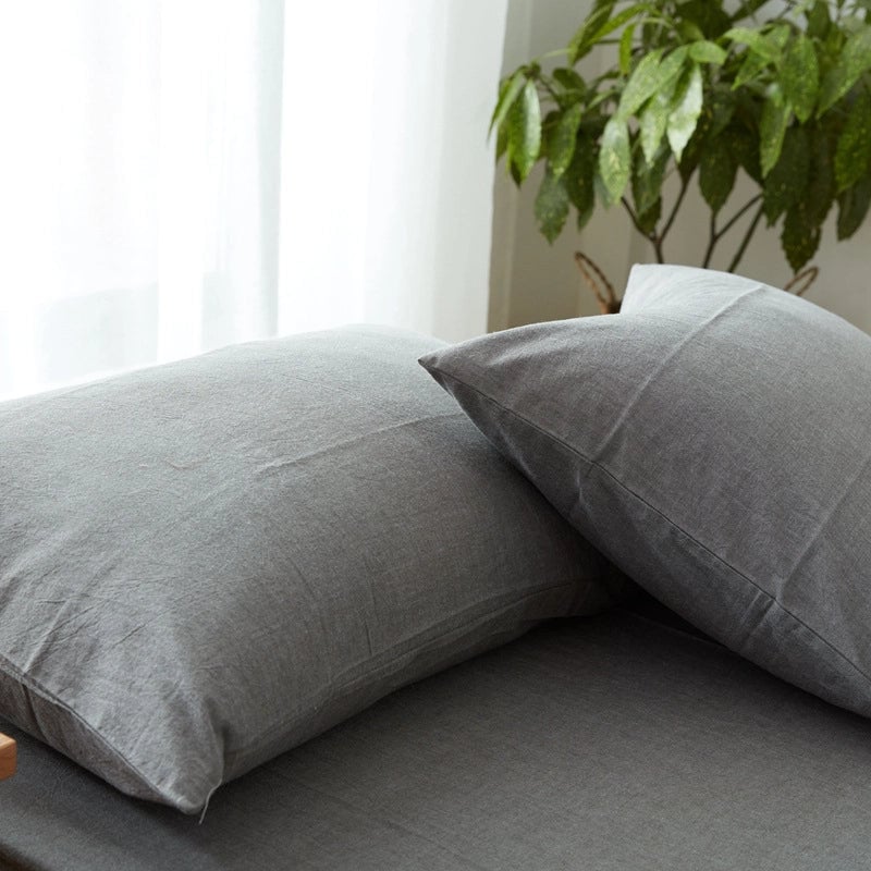 Casual Lattice Solid Color Cotton Pillow Cases Couch & Sofa Decor