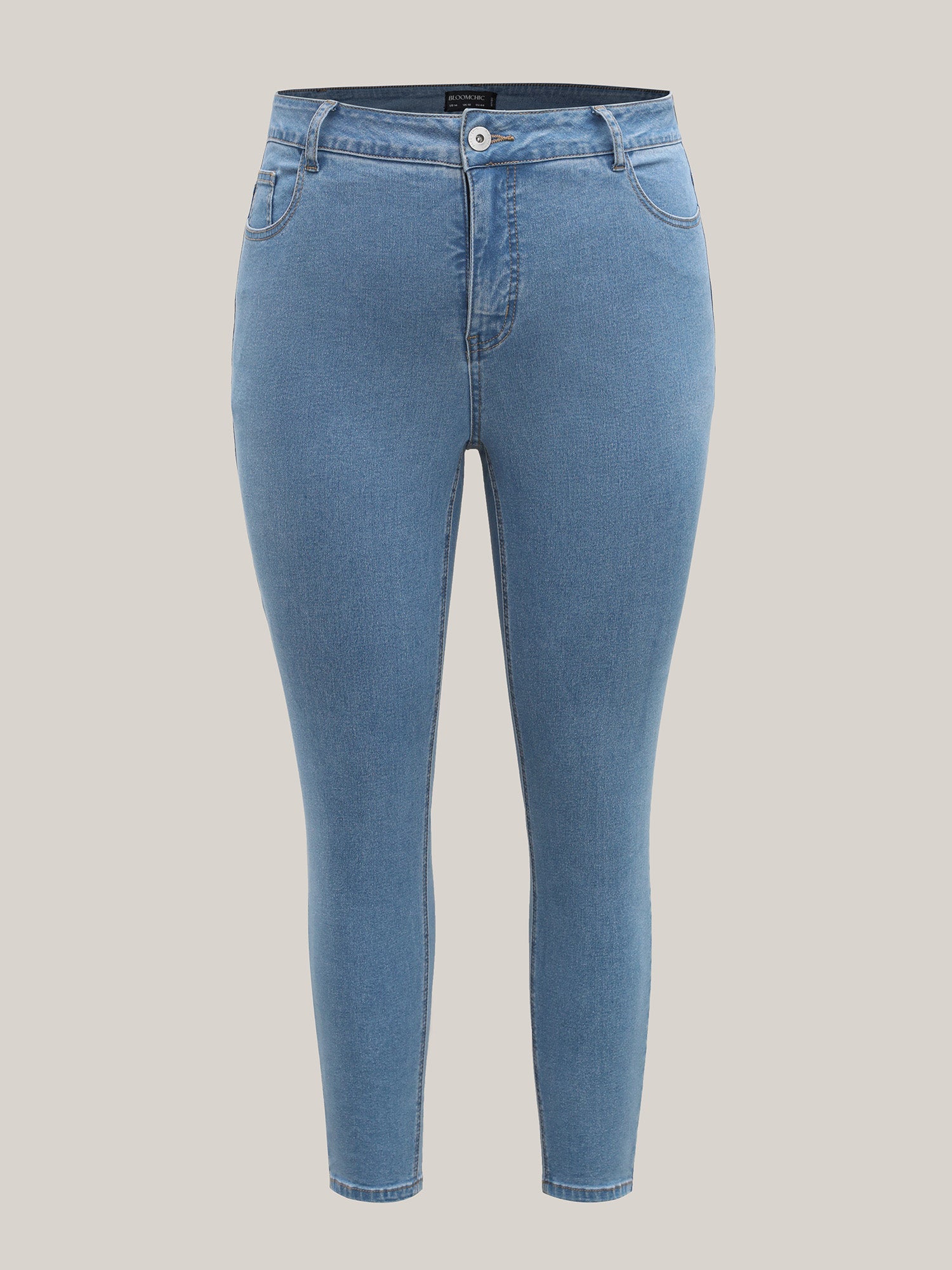 Classic Skinny-Fit Mid Rise Jeans