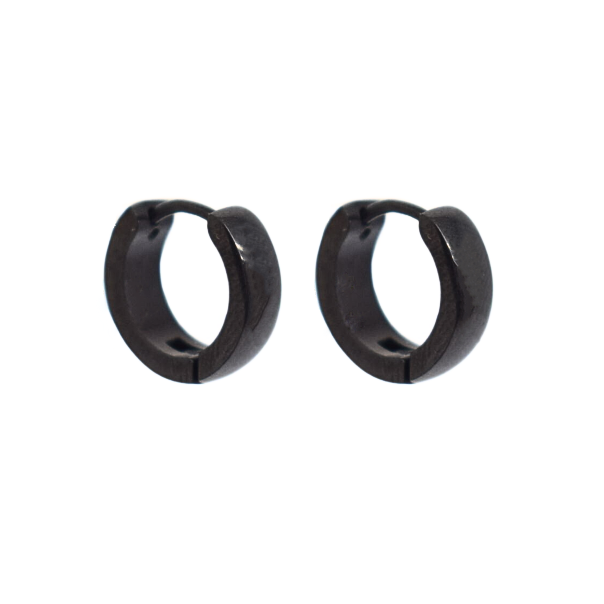 10mm Chunky hoops - Black