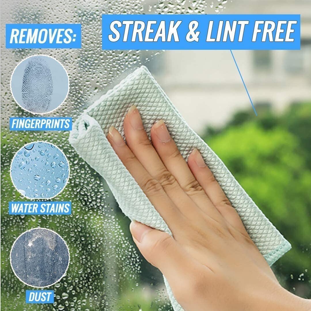 🔥BUY 5 GET 5 FREE🔥Streak-Free Miracle Cleaning Cloths - Reusable
