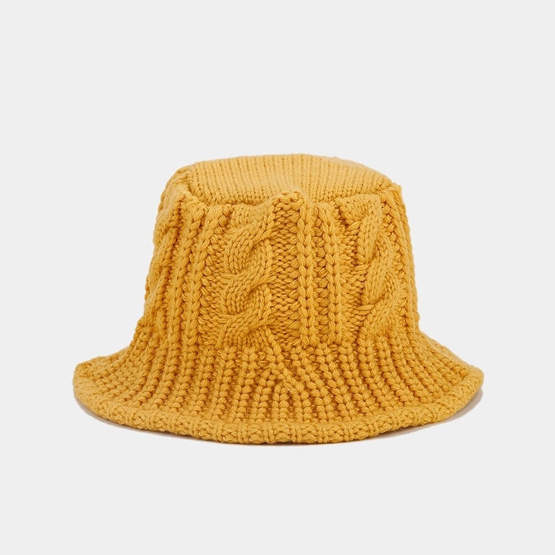 Women's Minimalist Solid Color Wide Eaves Bucket Hat