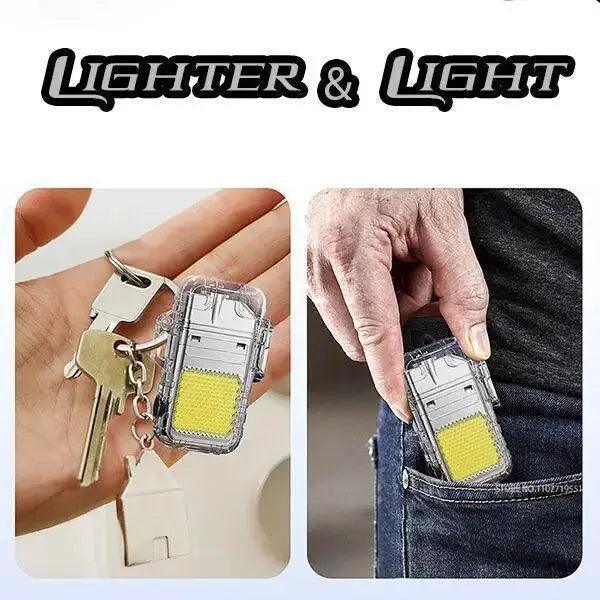 2 in 1 Mini Rechargeable Lighter
