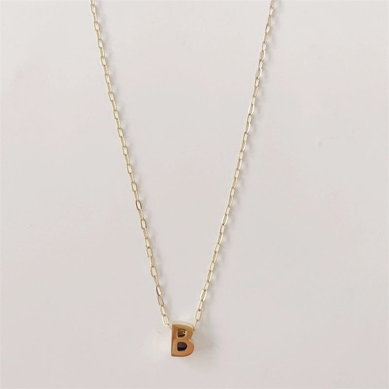 Casual Classic Style Streetwear Letter 304 Stainless Steel Plating Pendant Necklace