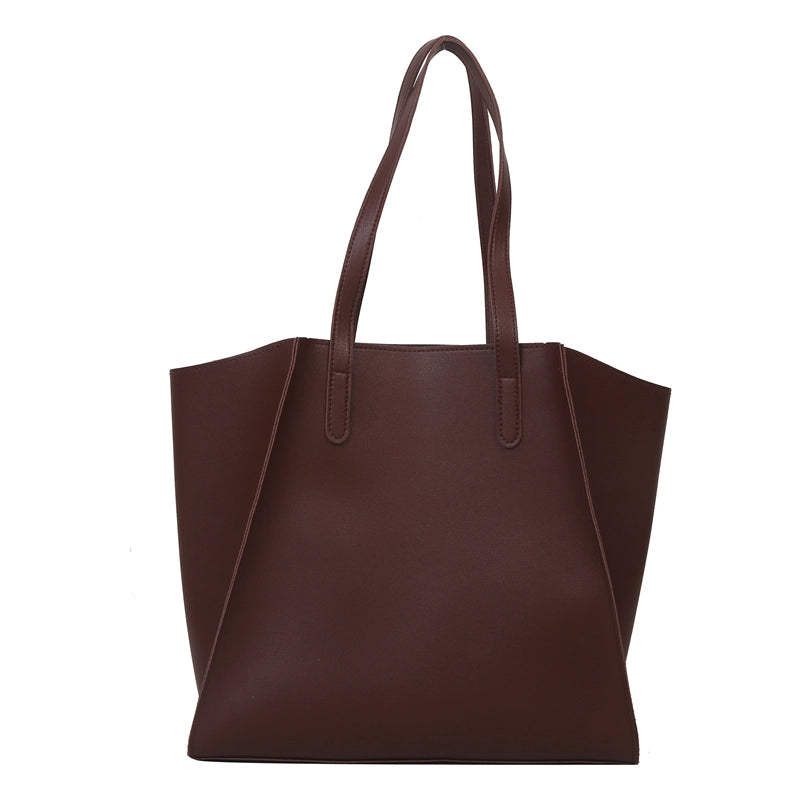 Women's All Seasons Pu Leather Elegant Basic Tote Bag Underarm Bag