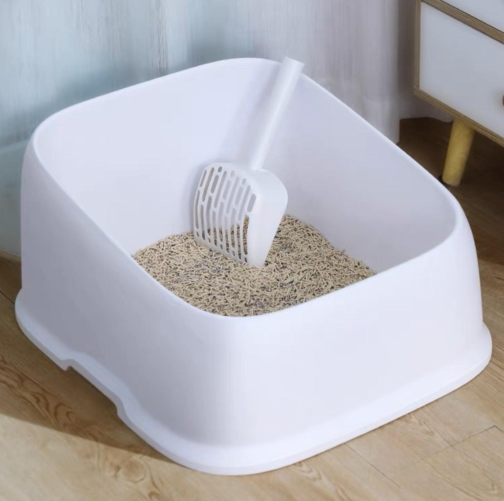 White Cat Litter Scoop