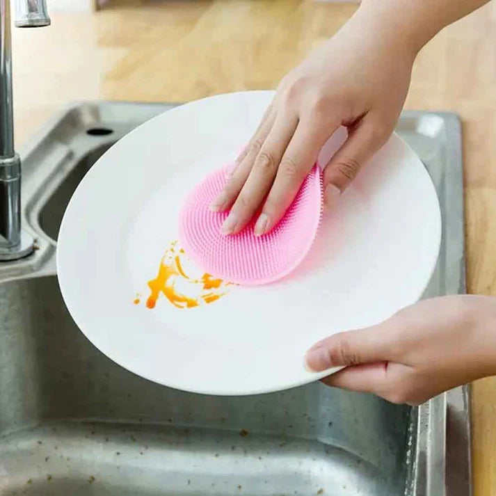 Silicon Dish Washing Scrubber Pad