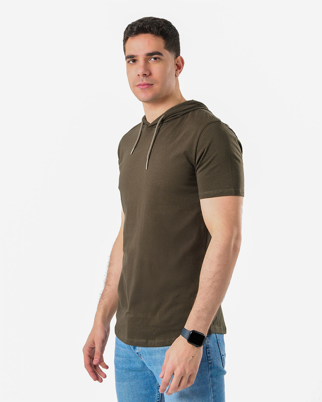 Hooded Men's T-shirt Short Sleeve