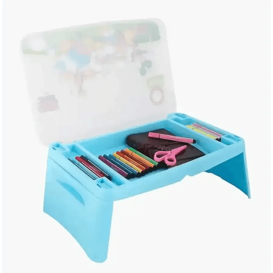 Foldable baby desk table