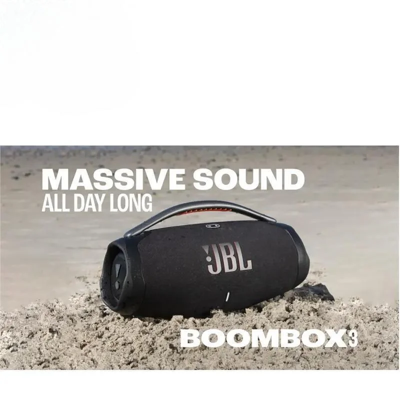 WXL-JBL BOOMBOX 3 Altavoz portátil inalámbrico con transmisión Bluetooth, resistente al polvo y al agua IP67⏰(Últimas 200 piezas)