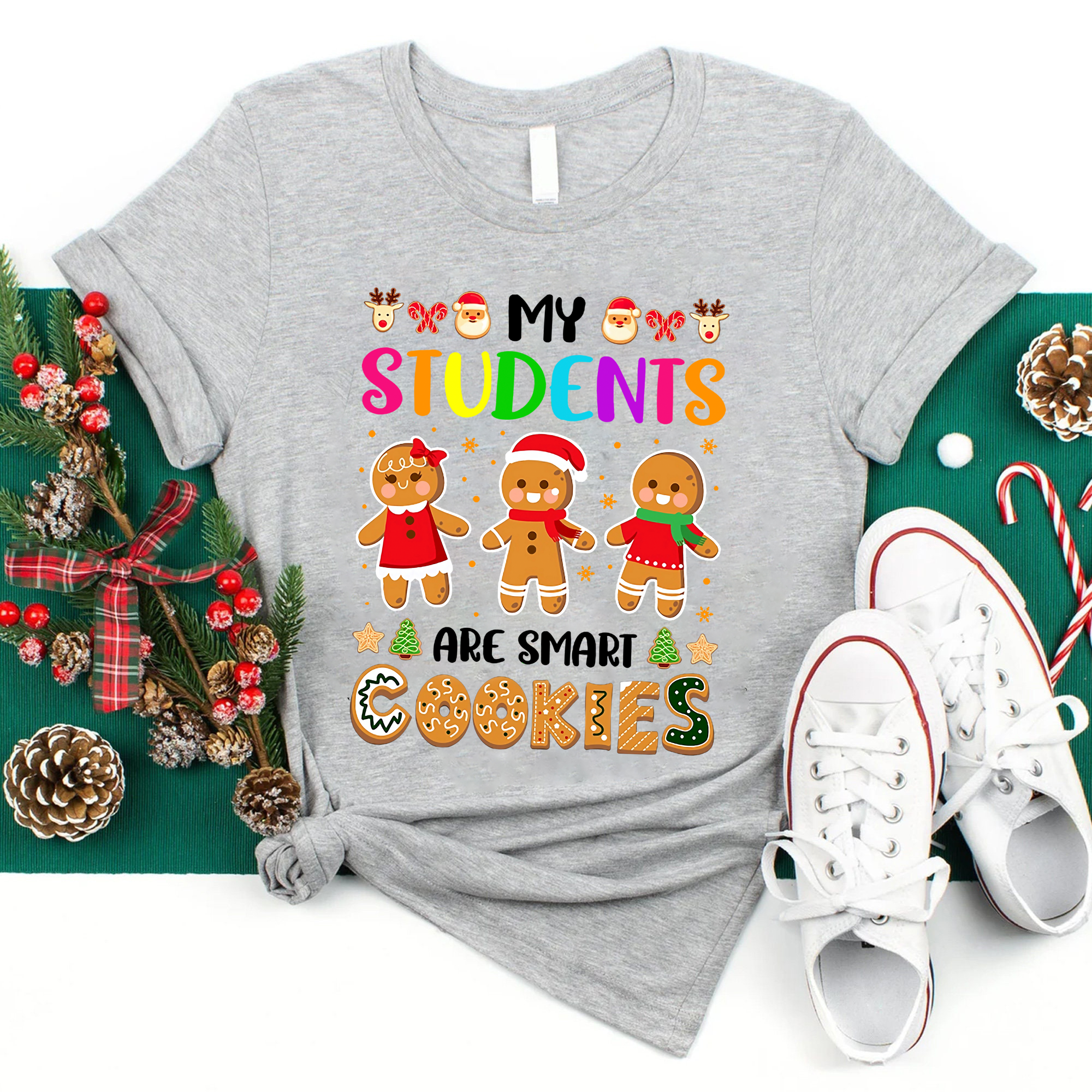 My Students Are Smart Cookies Christmas T-Shirt