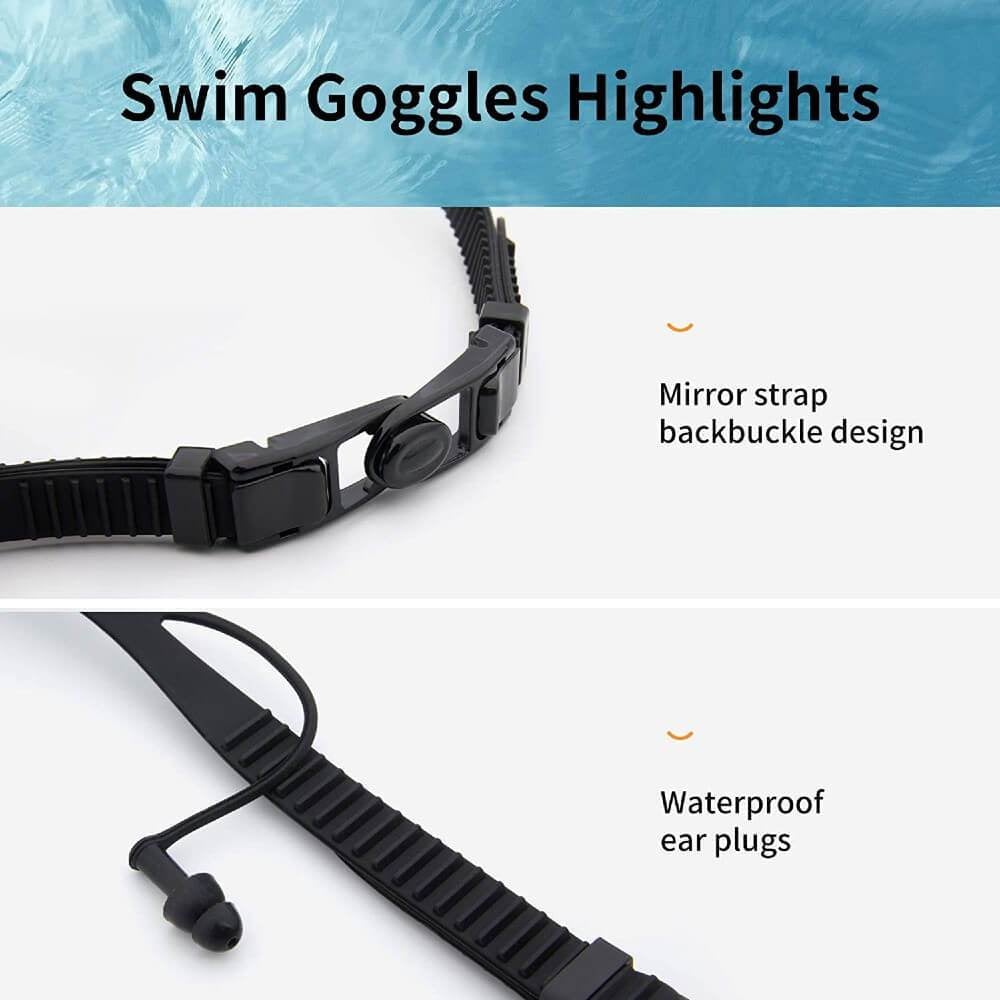 48% OFF 🥽Swim Goggles with Ear Plugs UV Protection No Leaking Anti Fog Lens Swimming Glasses(BUY 2 FREE SHIPPING)