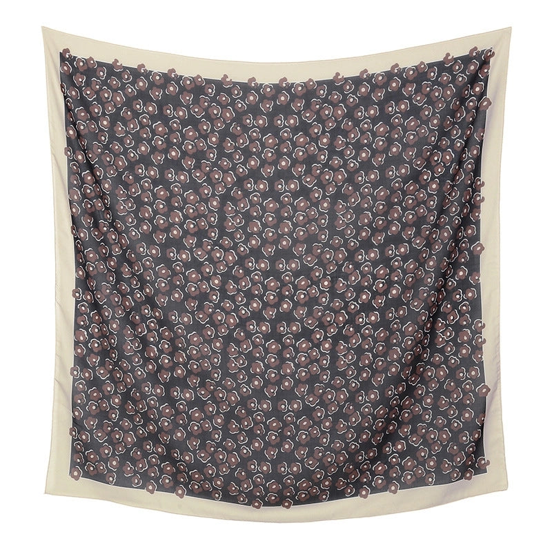 Women's Sweet Flower Polyester Kerchief