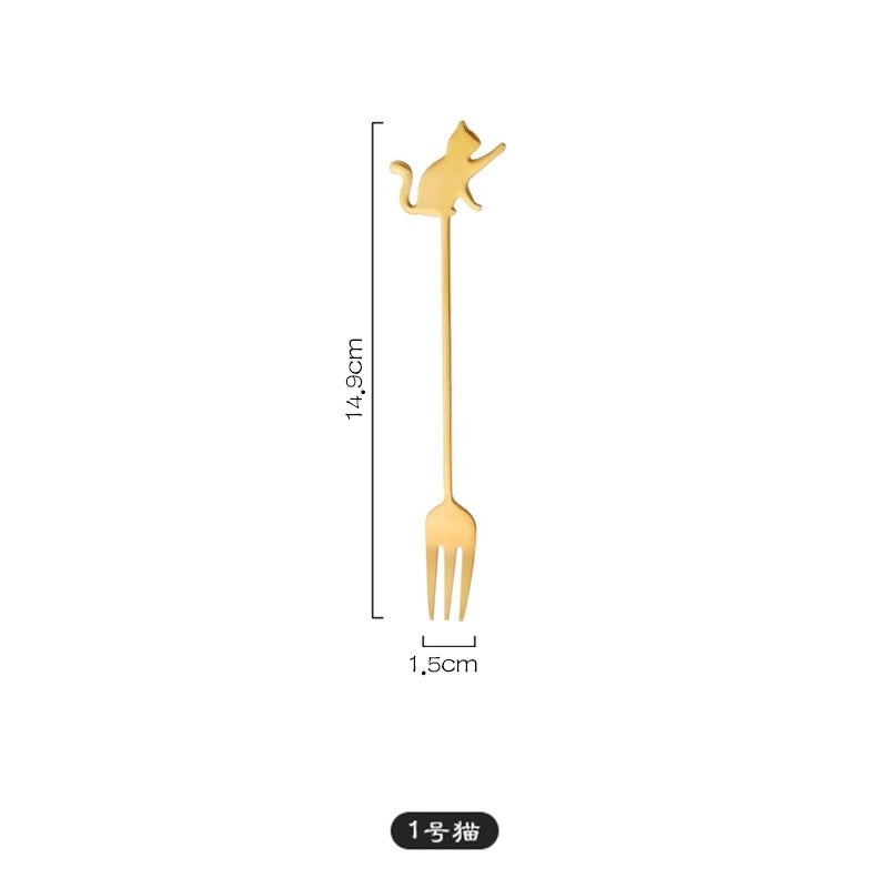 Cartoon Stainless Steel Tableware 1 Piece