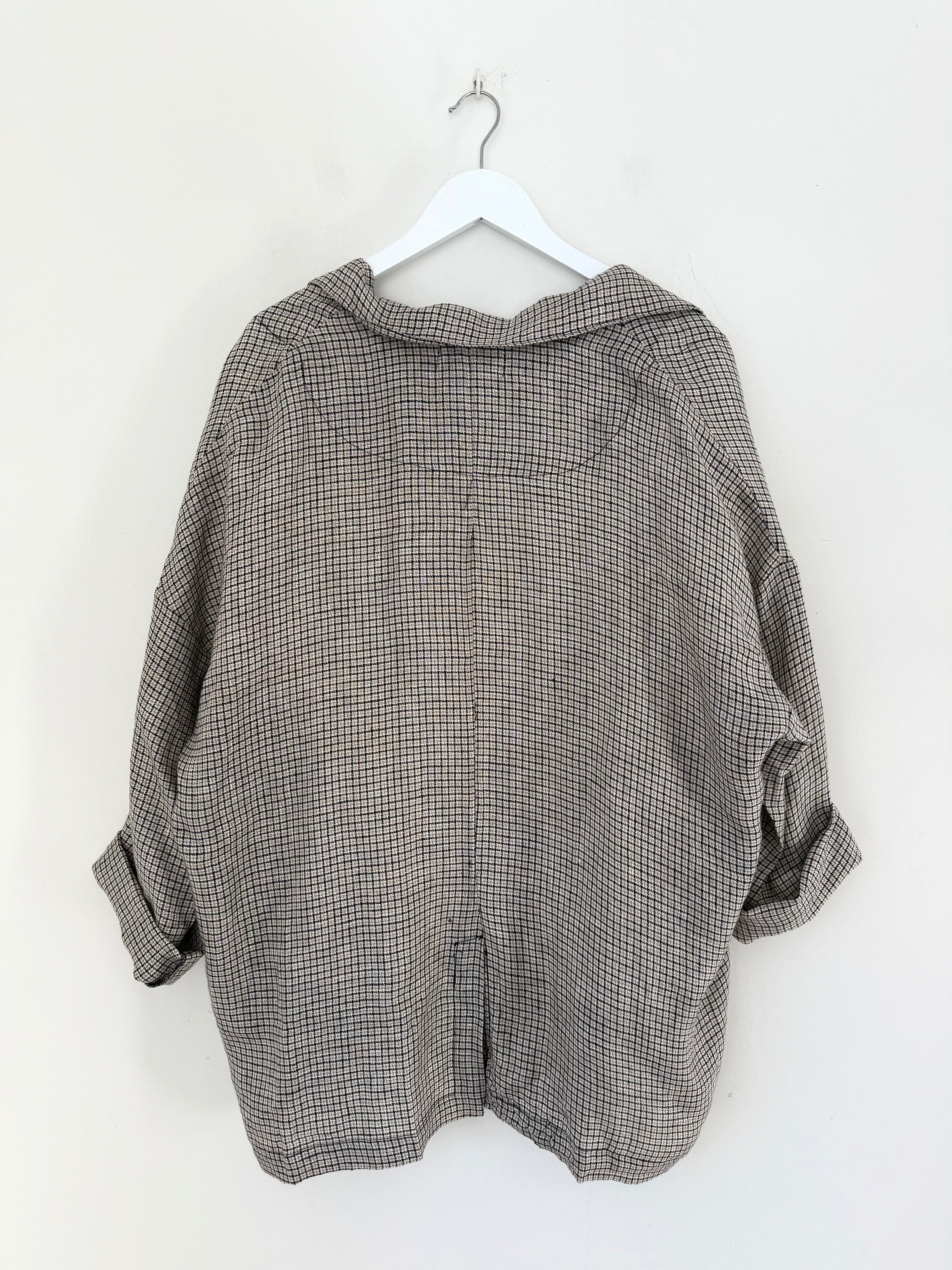 albert blazer - woven linen