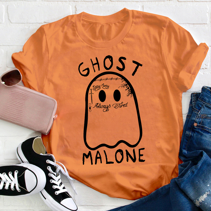 Ghost Malone Teacher T-Shirt