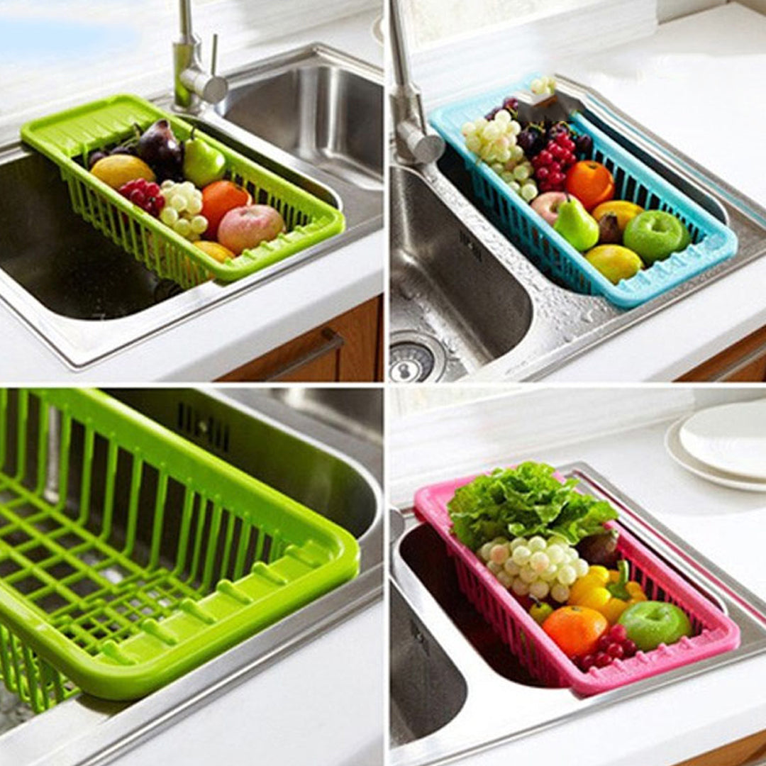 Over The Sink Dish Drainer Basket