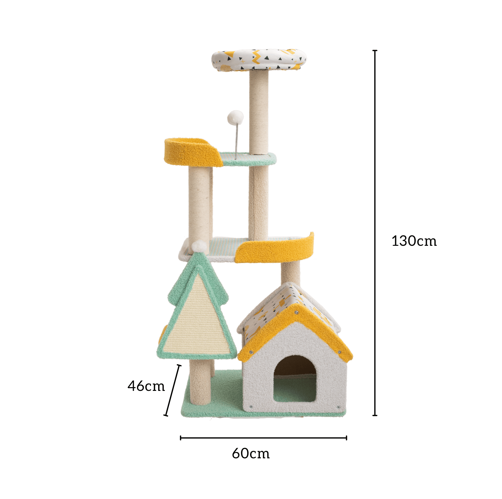 Fairy Tale Paradise Cat Tree With Non-Stick Covering