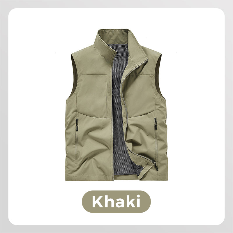 ⏳ Limited Time 49% OFF💥Men's Waterproof Outdoor Utility Vest