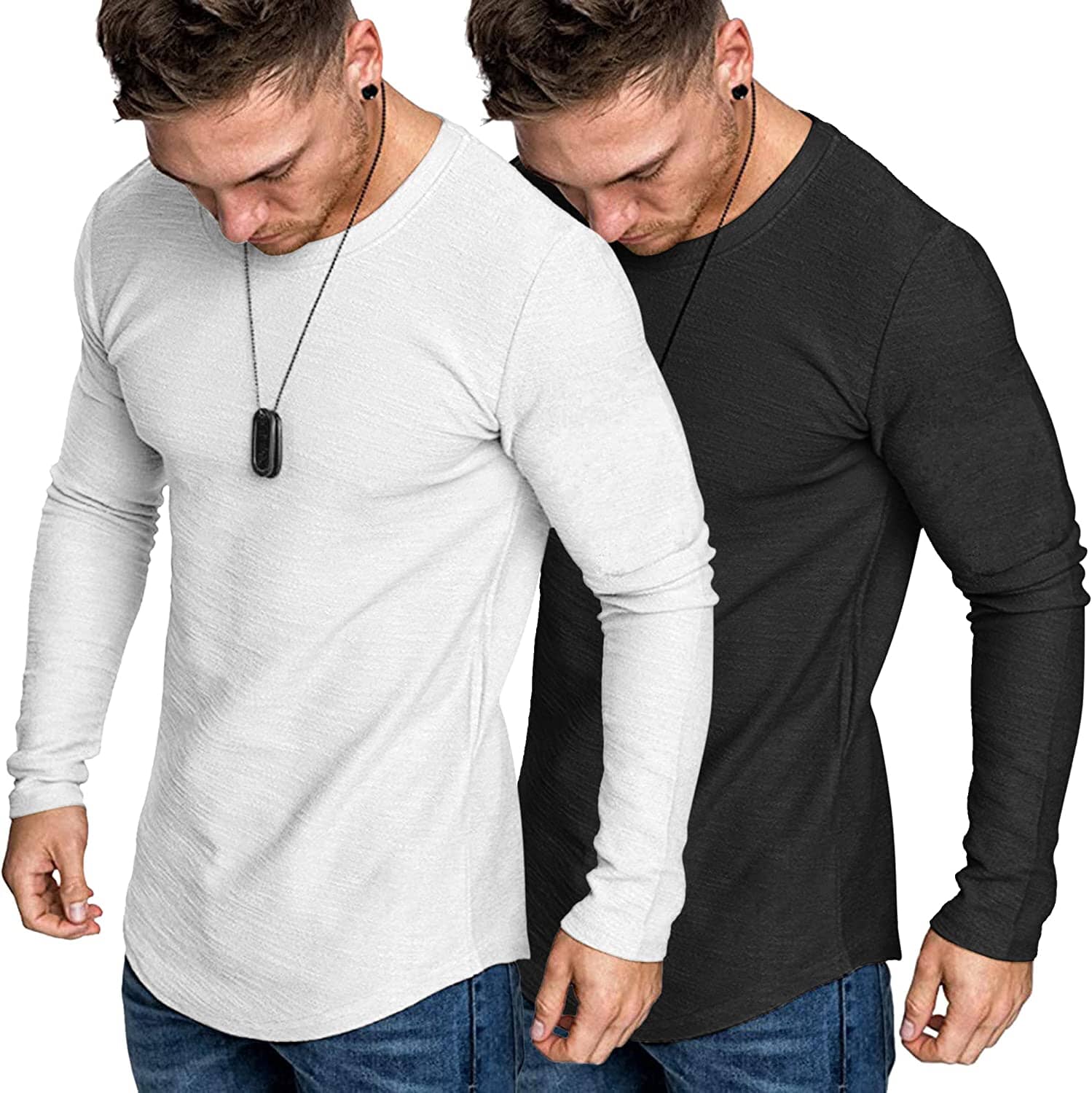 2-Pack Muscle Fitted Workout T-Shirt (US Only)