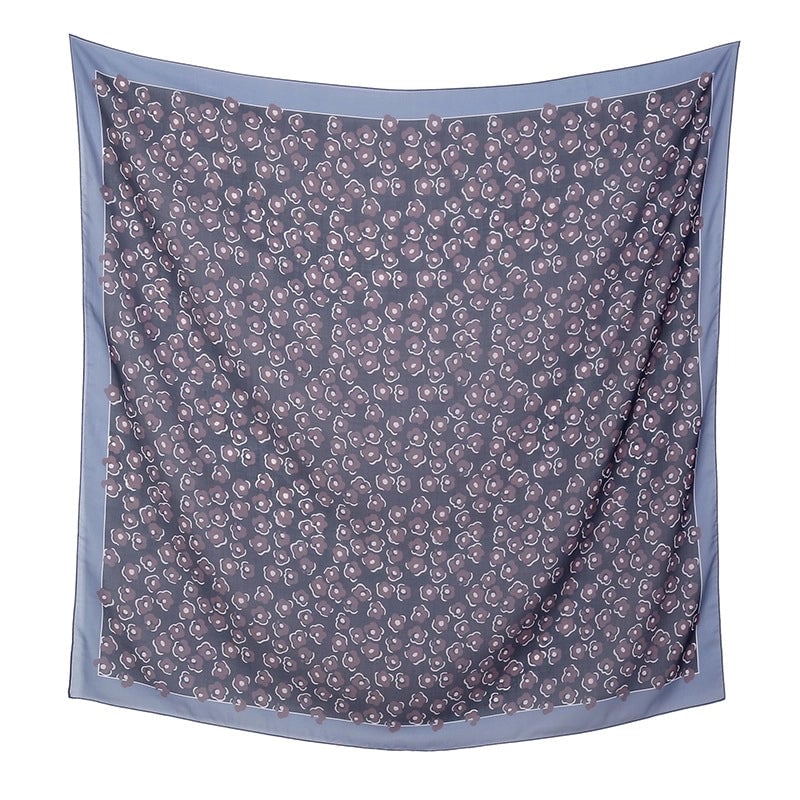 Women's Sweet Flower Polyester Kerchief