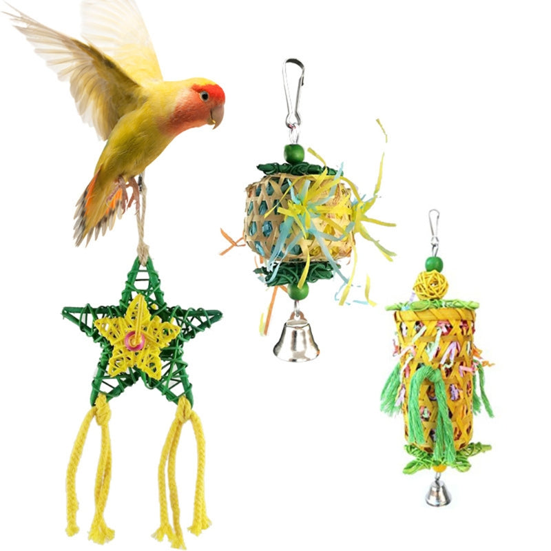 3 Pcs Bird Shredder Toys