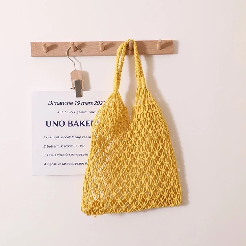 Women's Medium All Seasons Cotton Vintage Style Straw Bag