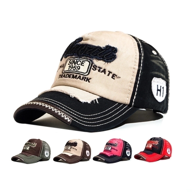 Unisex Embroidery Letter Embroidery Curved Eaves Baseball Cap