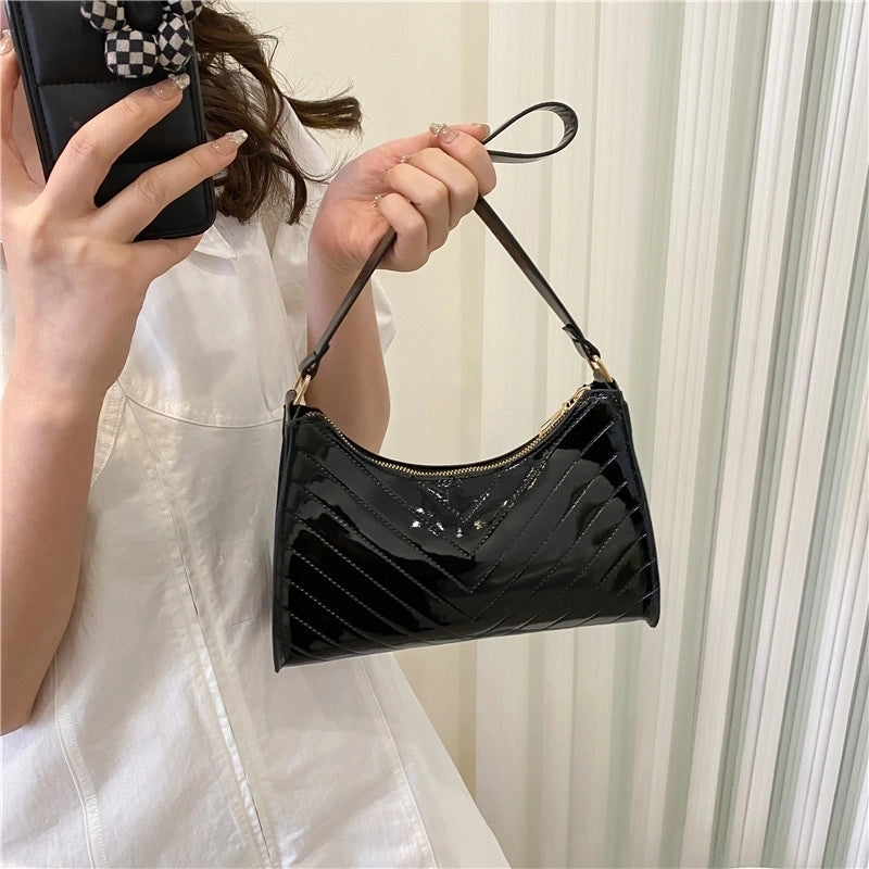 Small Pu Leather Underarm Bag