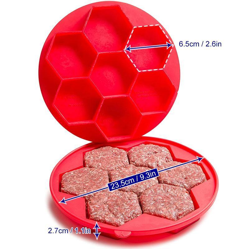 Hexagonal Burger Meat Mold