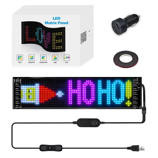 🔥Laatste dag verkoop 49%🔥Voertuig Bluetooth LED Flexibel Display