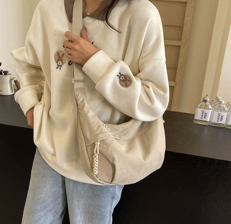 🎉Limited Offer Just ￡9.98😍Designer Direct Sales👜Women's Fashion Plain Colour Crossbody Hobo Bag