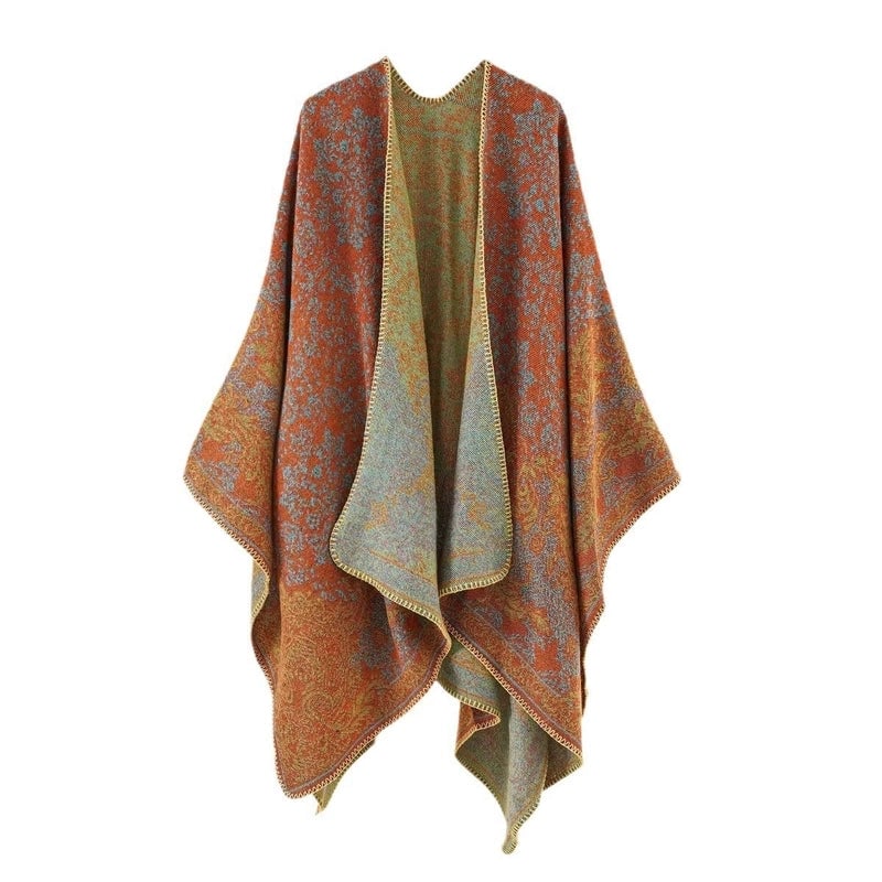 Unisex Ethnic Style Geometric Imitation Cashmere Shawl
