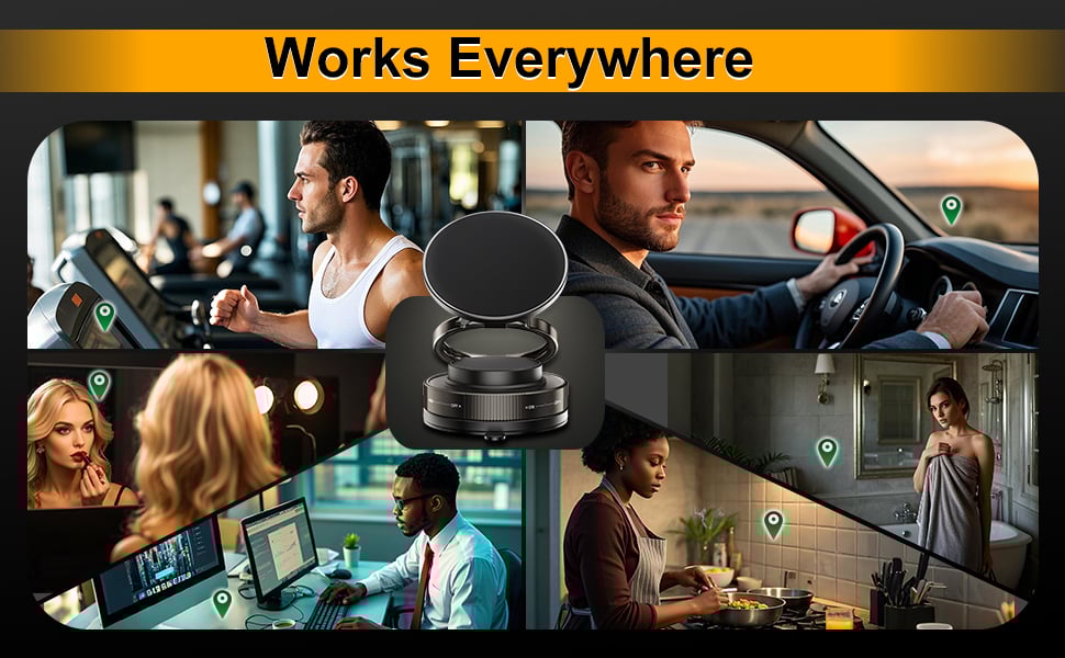 360° Adjustable Vacuum Magnetic Phone Holder for Car