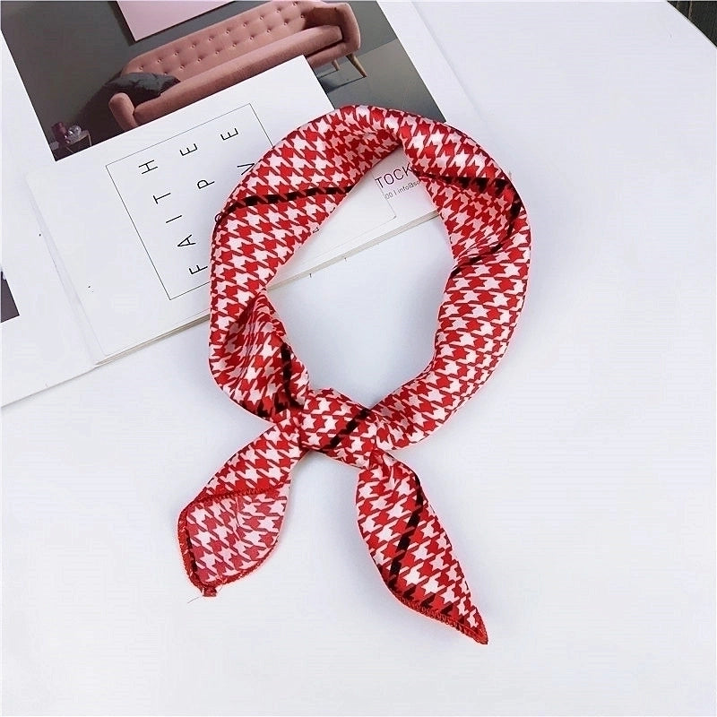 New Spring And Autumn Summer Small Silk Scarf Small Square Towel Women's Professional Variety Decorative Printed Scarf Scarf