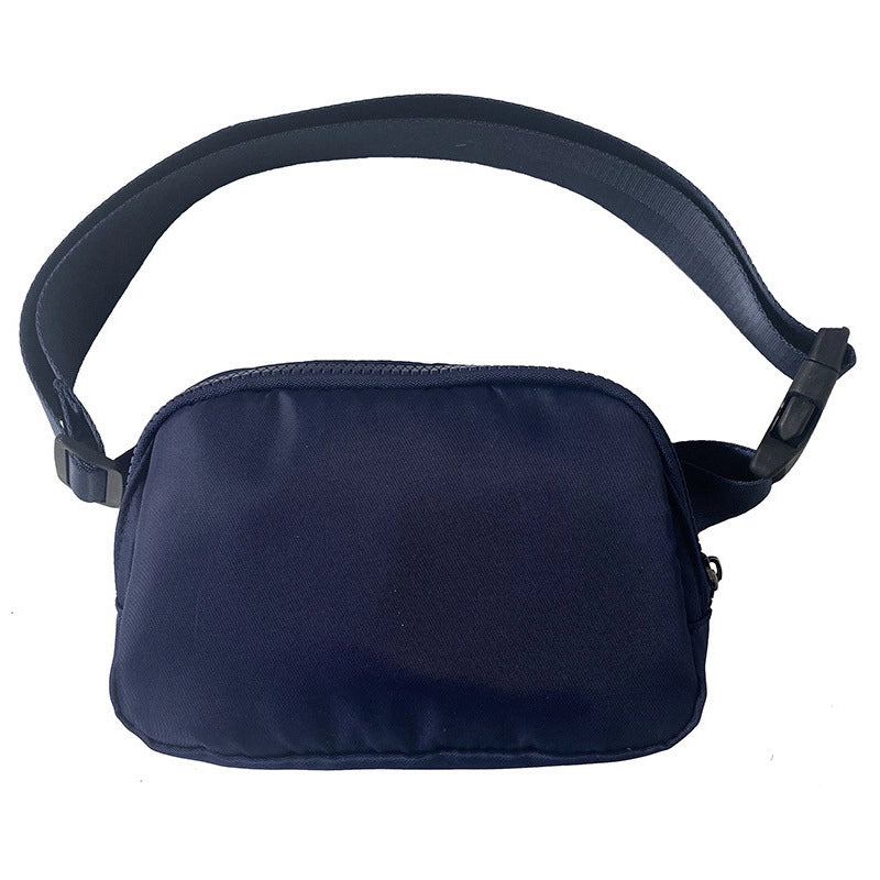 Unisex Medium Nylon Leopard Streetwear Square Zipper Fanny Pack