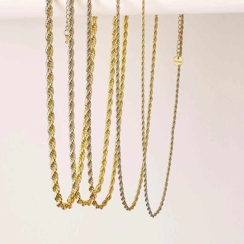Stainless Steel IG Style Minimalist Plating Solid Color Necklace