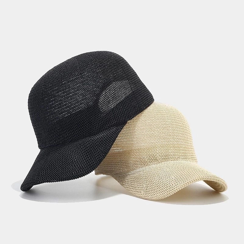 Women's Vacation Minimalist Solid Color Curved Eaves Baseball Cap