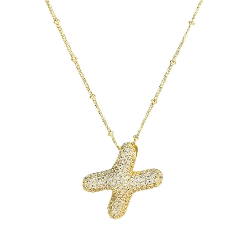 Minimalist Letter 304 Stainless Steel Pendant Necklace