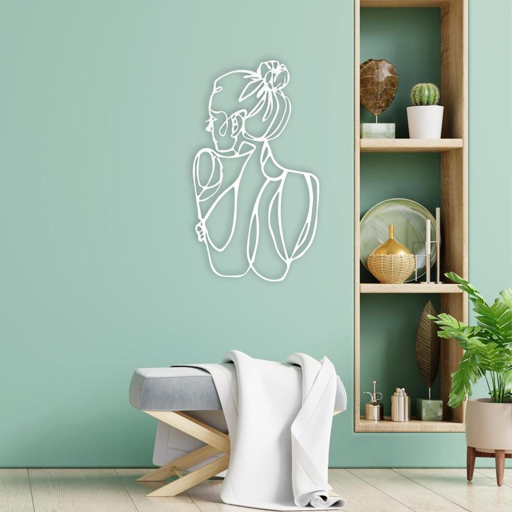 Woman Metal Wall Art