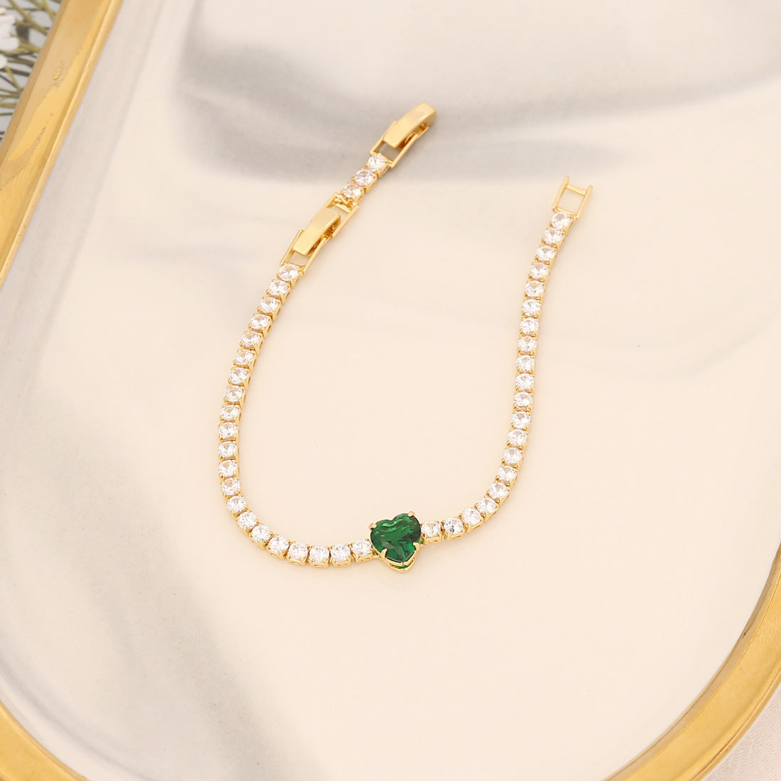 Women Heart Star Zircon Bracelets