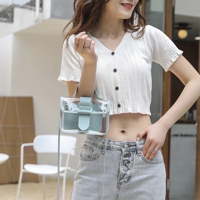 Women's All Seasons Pvc Streetwear Square Bag