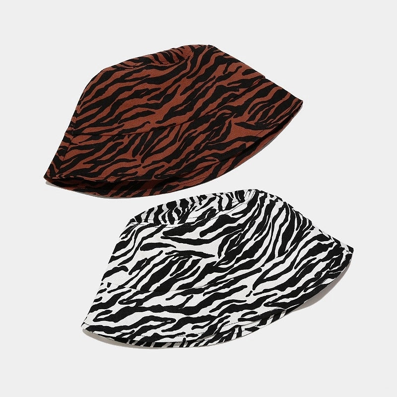 Fisherman Hat Tide New Striped Hat Korean Dongdaemun Hat Female Four Seasons Can Wear Sunscreen Cap