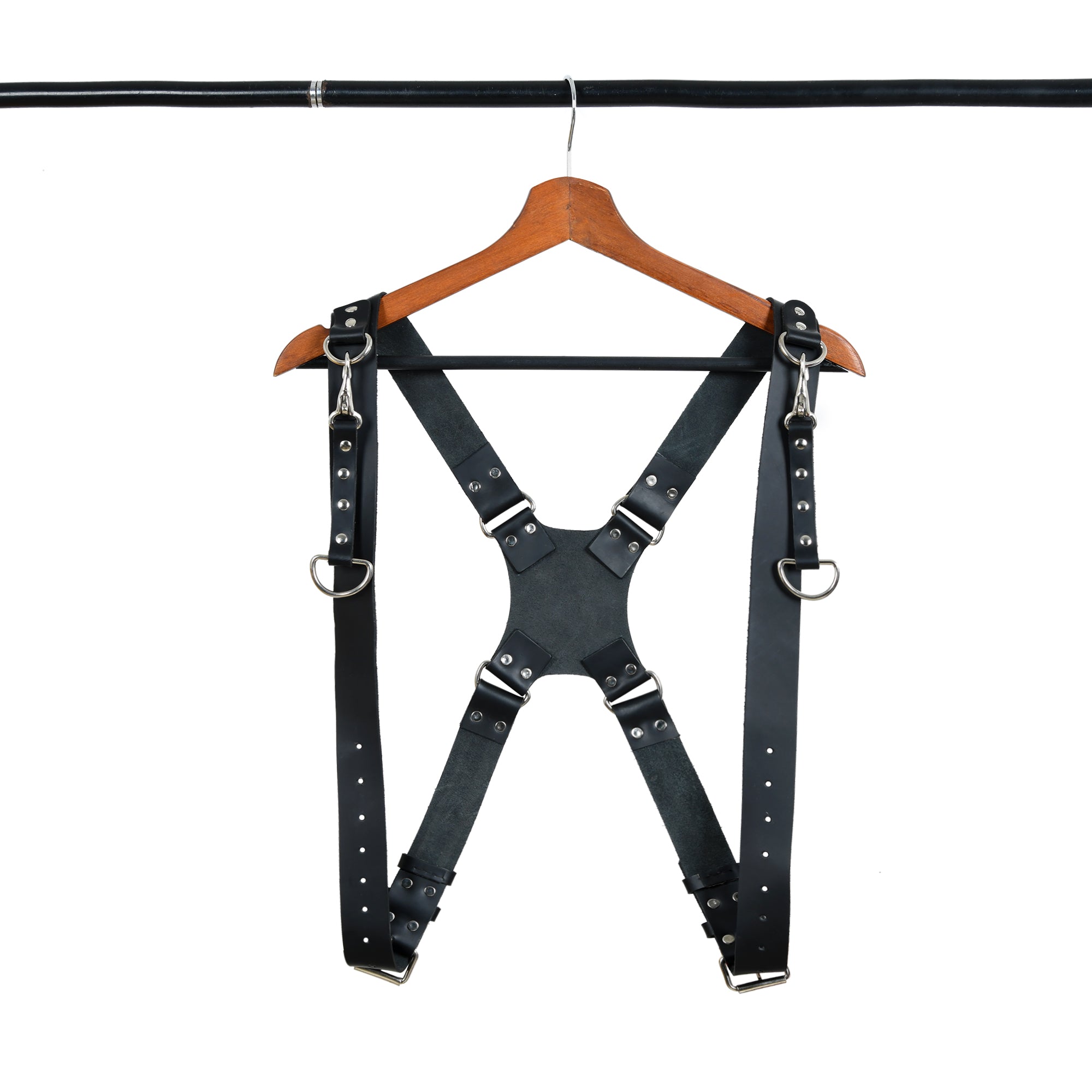 Double Camera Strap Harness- Black