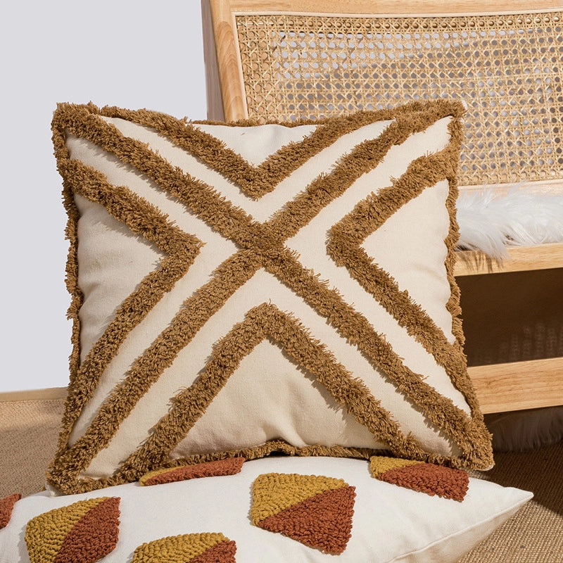 Casual Geometric Polyester Pillow Cases Couch & Sofa Decor