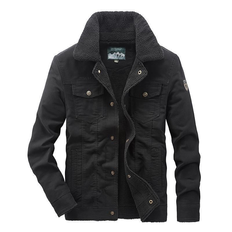 Men's Padded Lapel Jacket