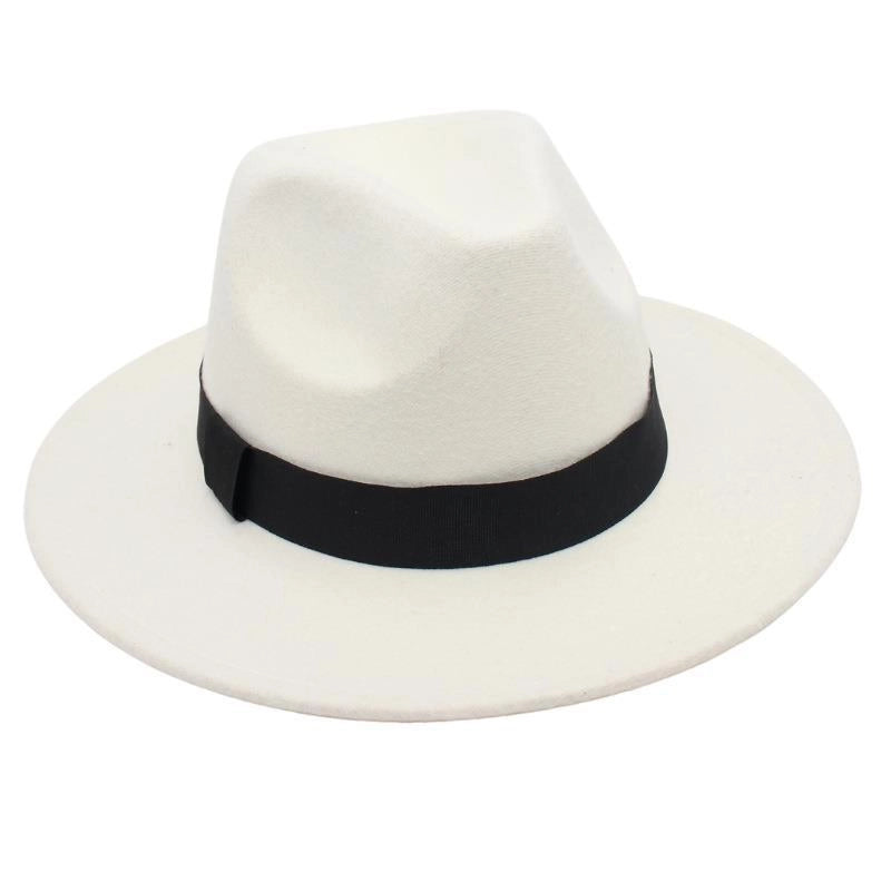 Beach Ferdo Hat Tie-dyed Top Hat Jazz Hat Men And Women Felt Hat Temperament Woolen Hat Trend