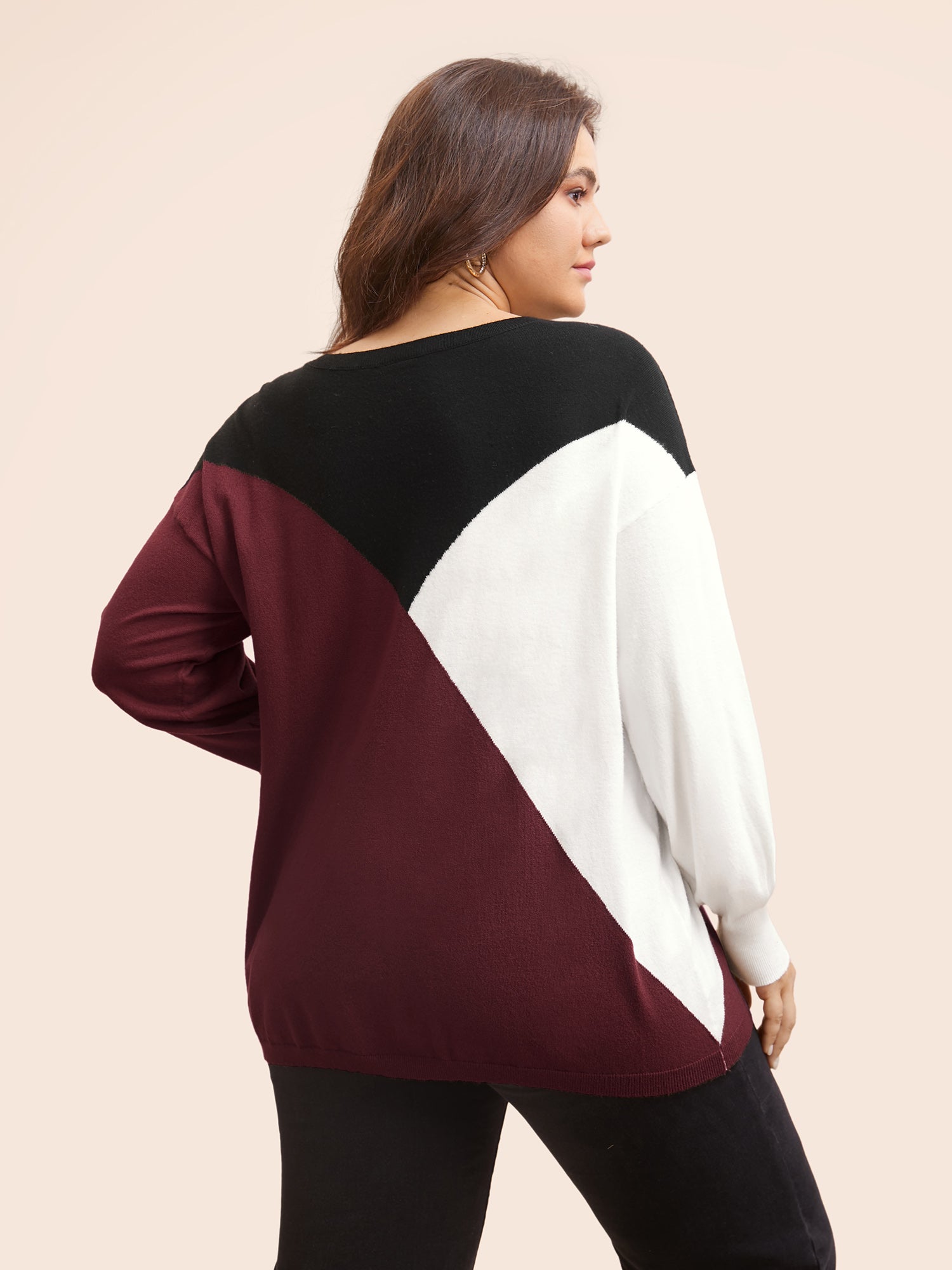 Supersoft Essentials Colorblock Contrast Pullover