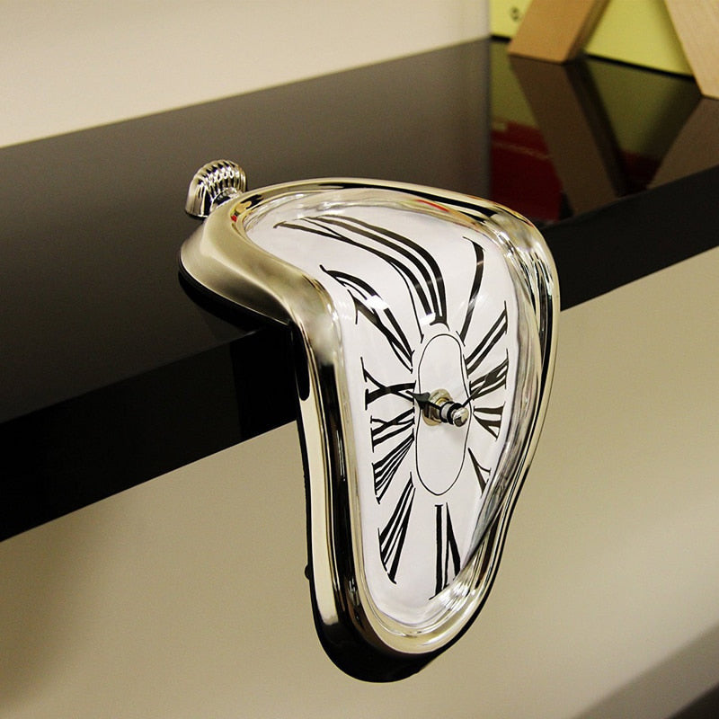 Salvador Dali Distorted Melting Clock